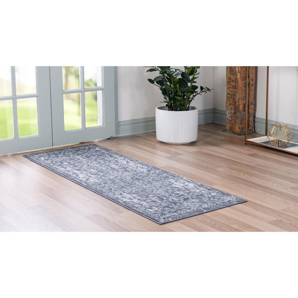 Albany Portland Rug, Blue (2' 2 x 8' 0). Picture 3