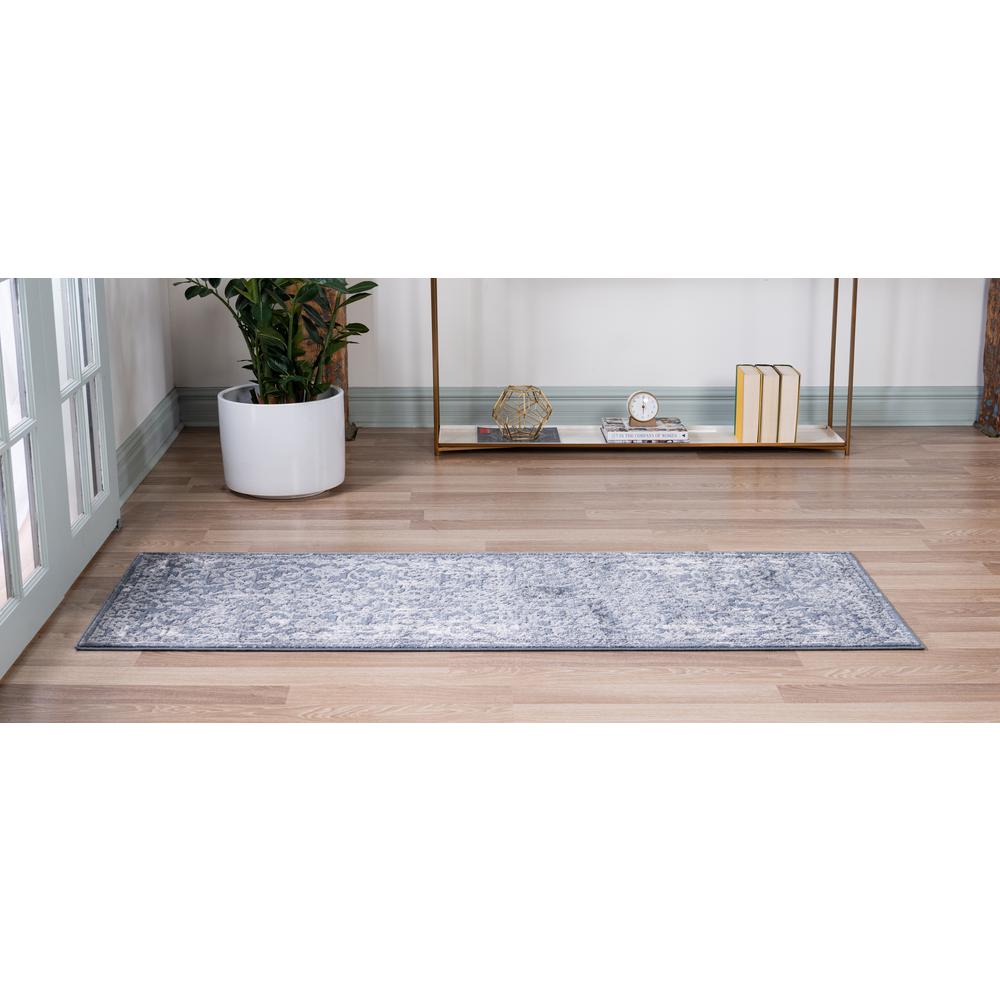 Albany Portland Rug, Blue (2' 2 x 8' 0). Picture 4