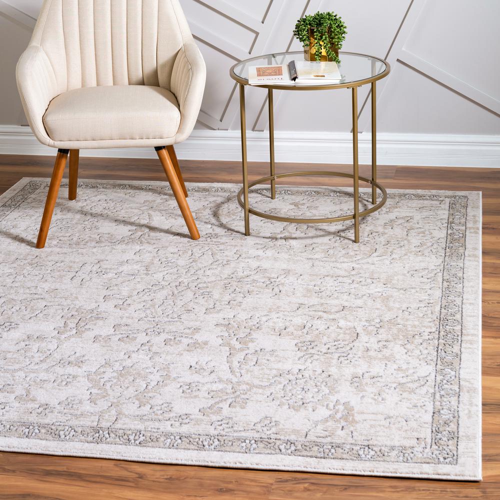 Albany Portland Rug, Ivory/Beige (6' 0 x 6' 0). Picture 2