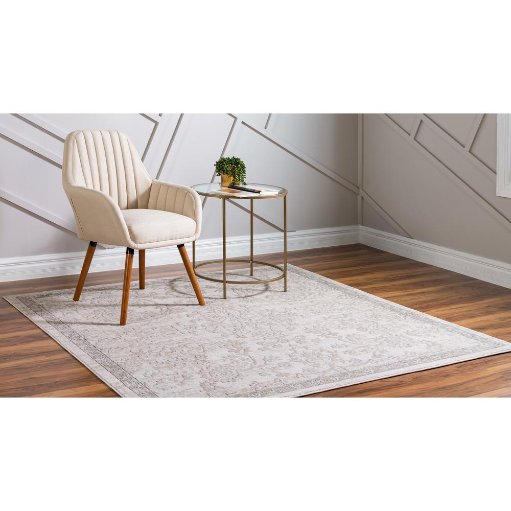 Albany Portland Rug, Ivory/Beige (6' 0 x 6' 0). Picture 3