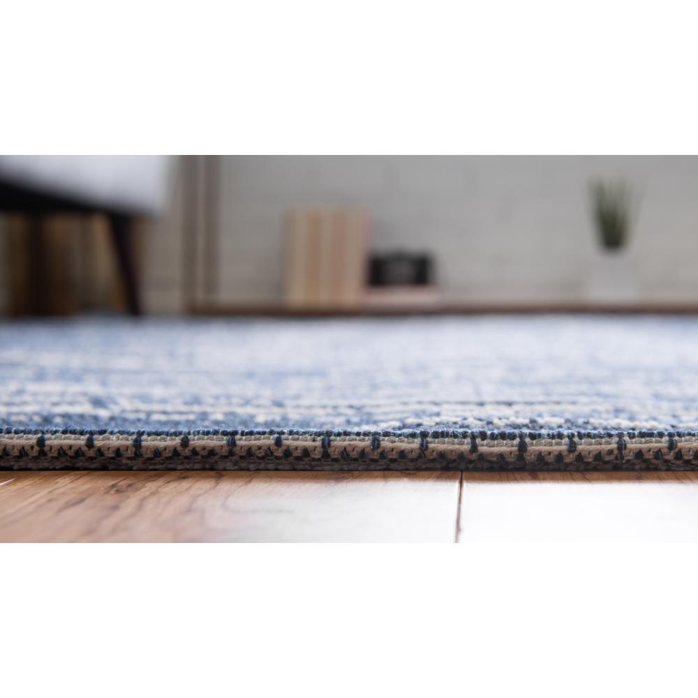 Static Decatur Rug, Navy Blue/Ivory (4' 2 x 6' 0). Picture 5