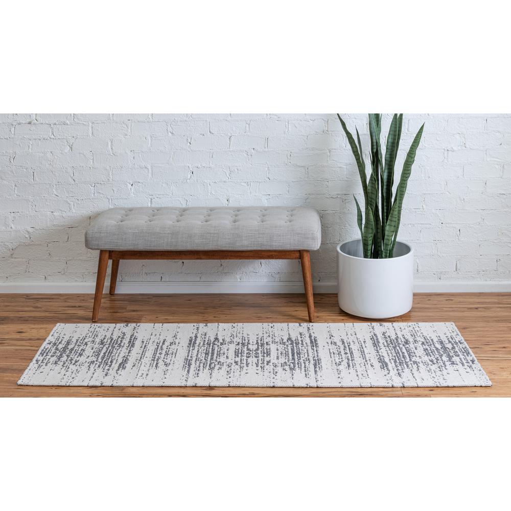 Static Decatur Rug, Ivory/Gray (2' 2 x 7' 4). Picture 4