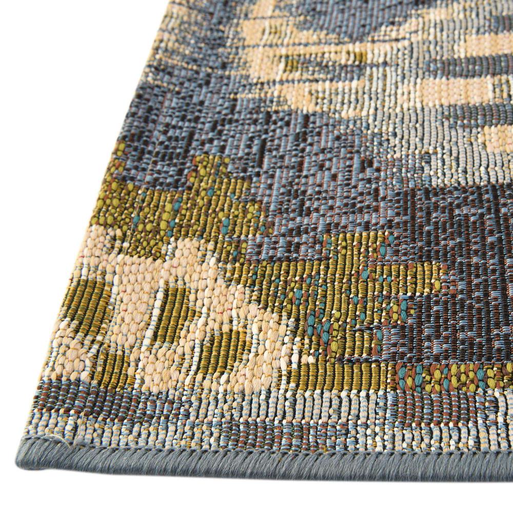 Outdoor Modern Collection, Area Rug, Blue, 2' 0" x 5' 0", Runner. Picture 10