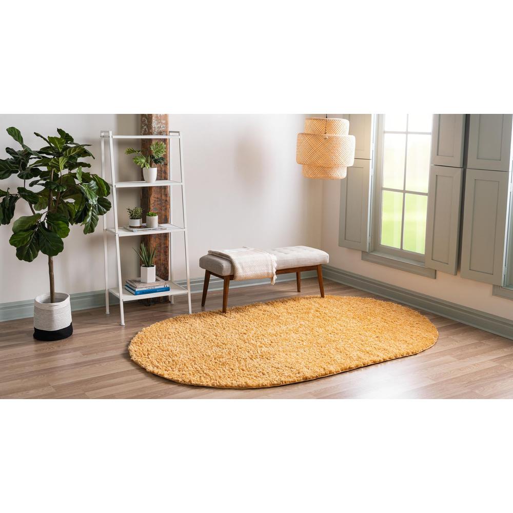 Unique Loom 5x8 Oval Rug in Sunglow (3153417). Picture 3