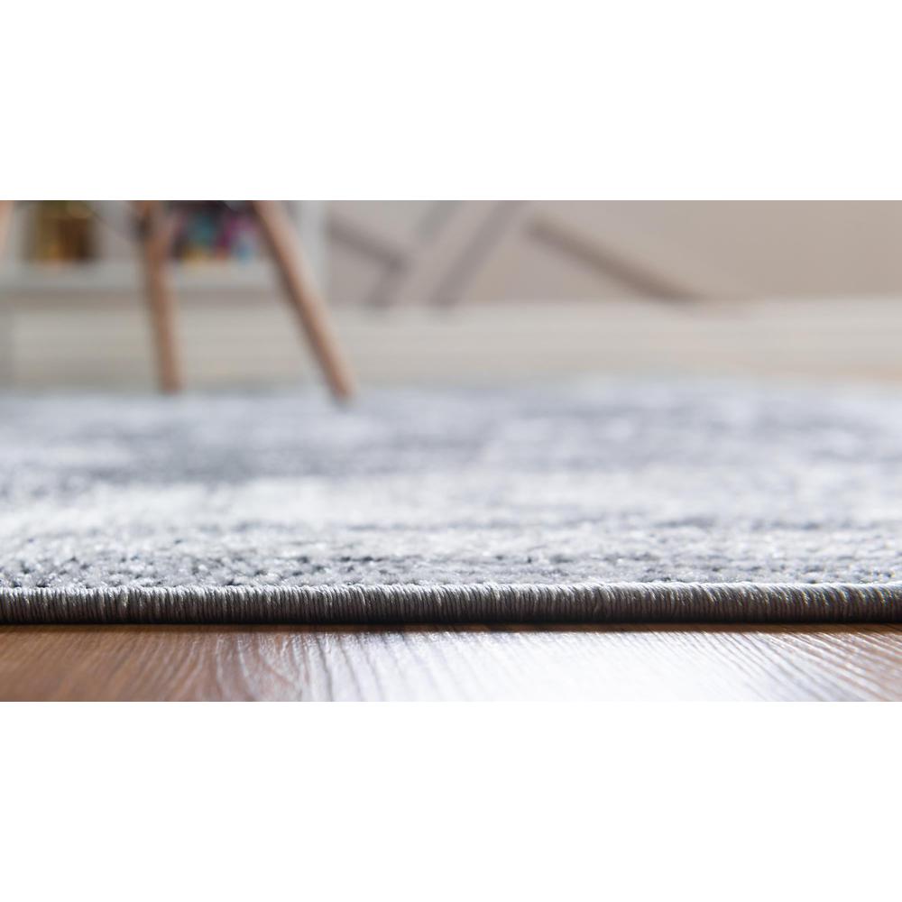Unique Loom Rectangular 5x8 Rug in Charcoal (3149277). Picture 5