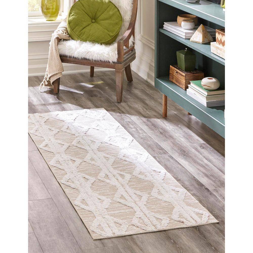 Sabrina Soto Casa Collection, Area Rug, Beige, 2' 3" x 8' 0", Runner. Picture 2