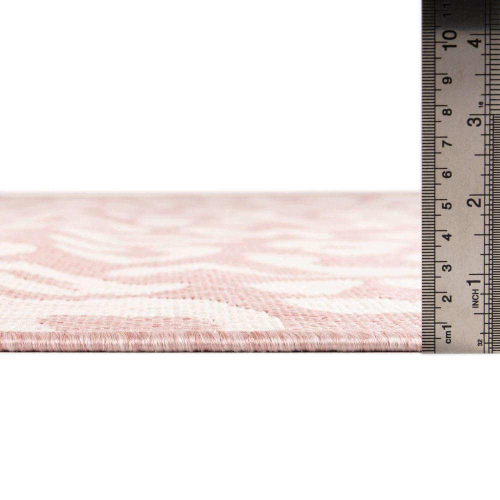 Outdoor Safari Collection, Area Rug, Pink Ivory, 5' 3" x 7' 10", Rectangular. Picture 4