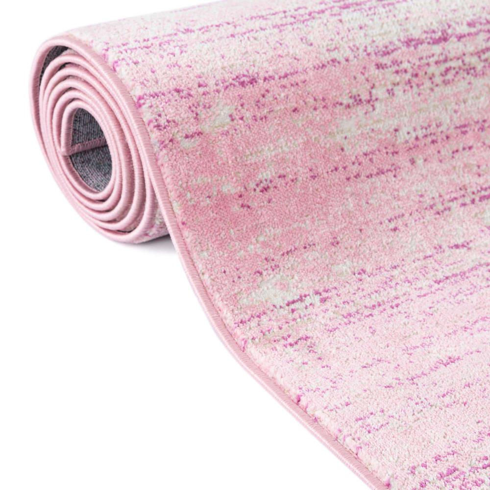 Uptown Madison Avenue Area Rug 2' 7" x 13' 11", Runner Pink. Picture 4
