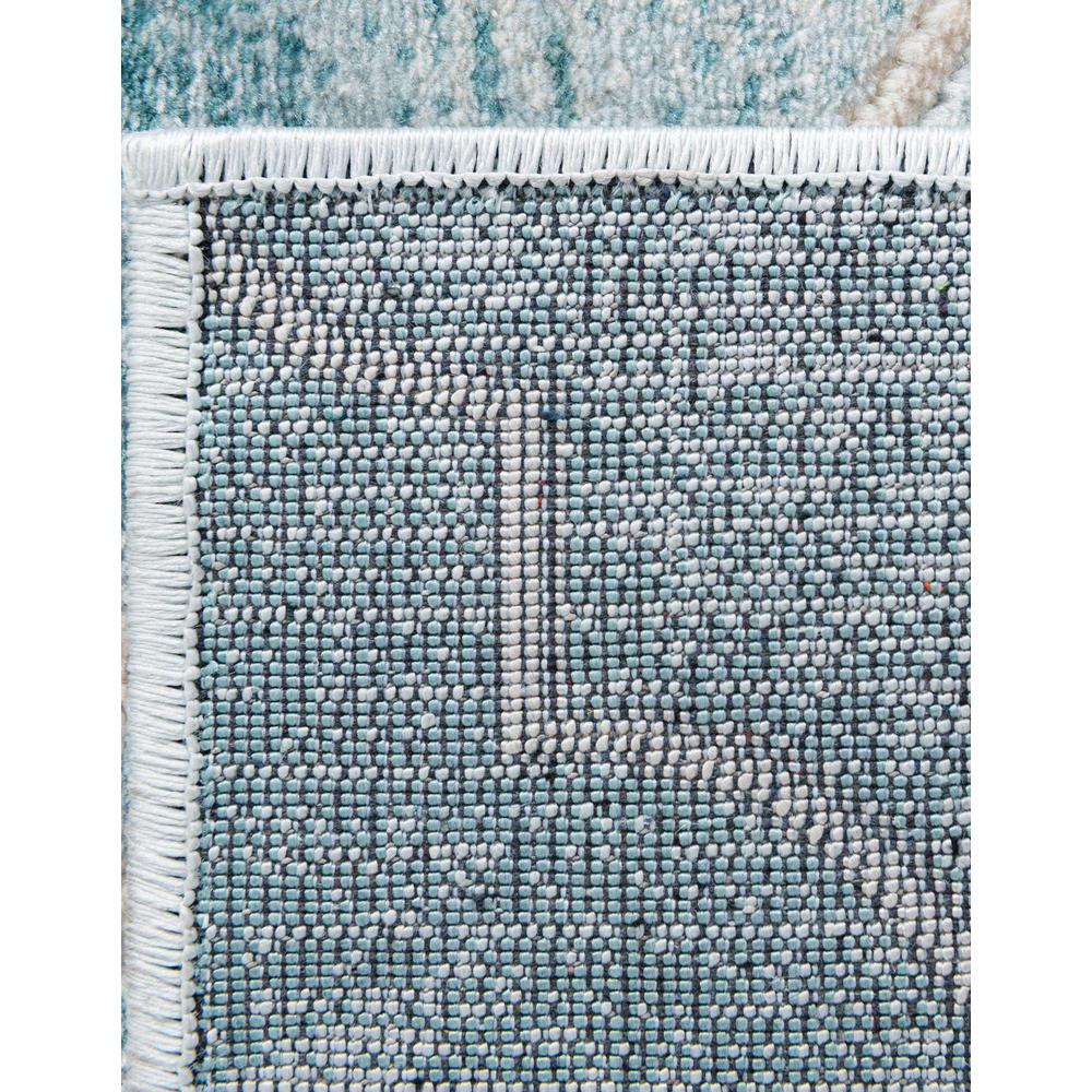 Uptown Area Rug 2' 7" x 13' 11", Runner, Teal. Picture 7