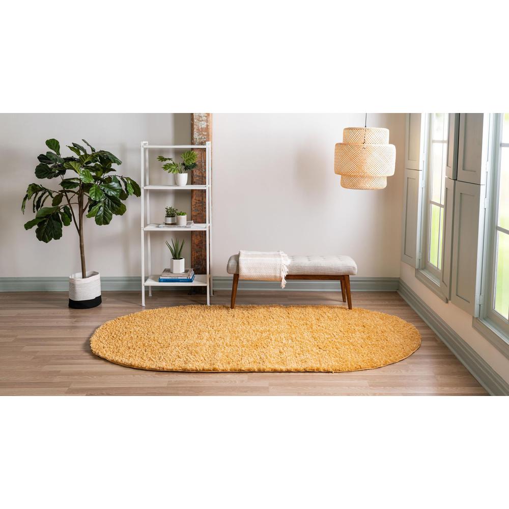 Unique Loom 5x8 Oval Rug in Sunglow (3153417). Picture 4