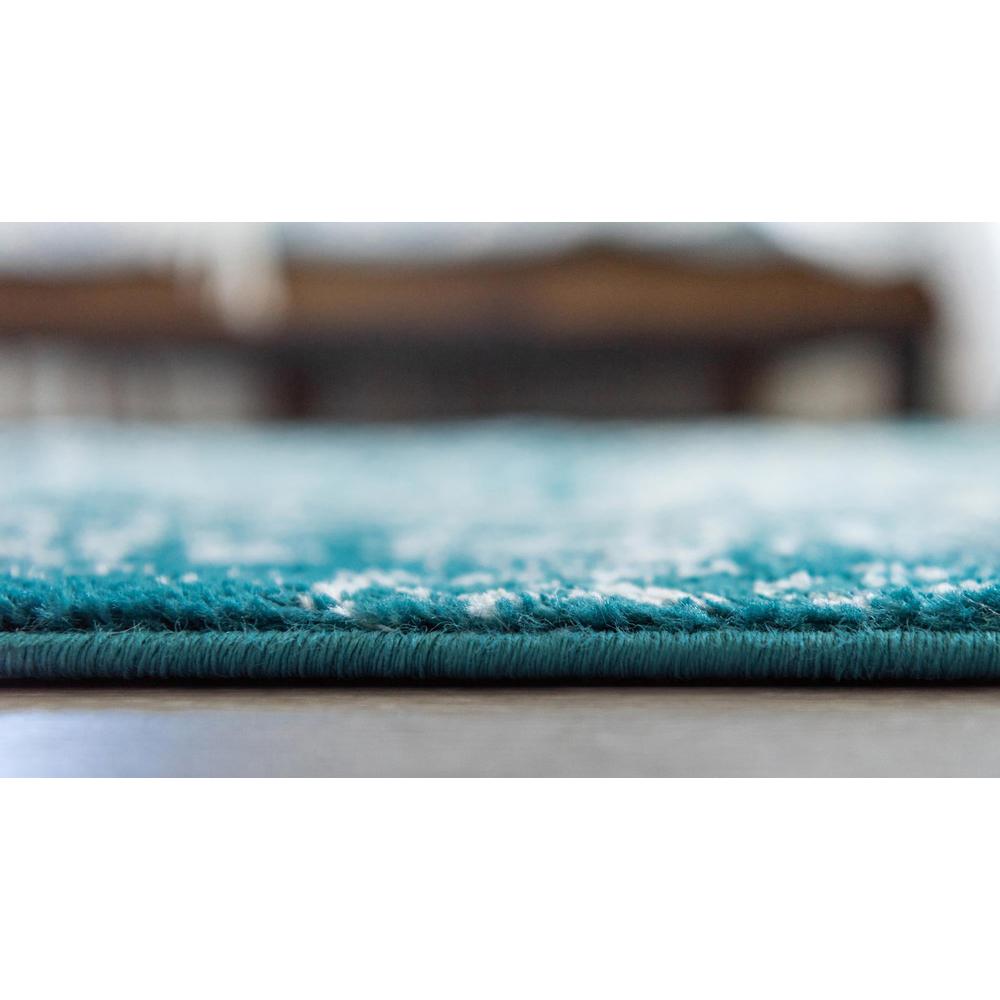 Unique Loom 8 Ft Runner in Turquoise (3150392). Picture 5