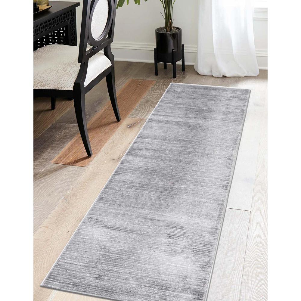 Finsbury Kate Area Rug 2' 0" x 9' 10", Runner Gray. Picture 2