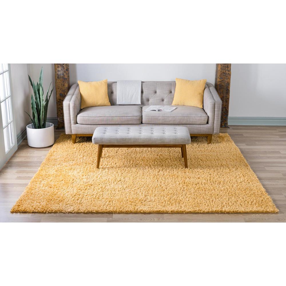 Unique Loom 5 Ft Square Rug in Sunglow (3153418). Picture 4
