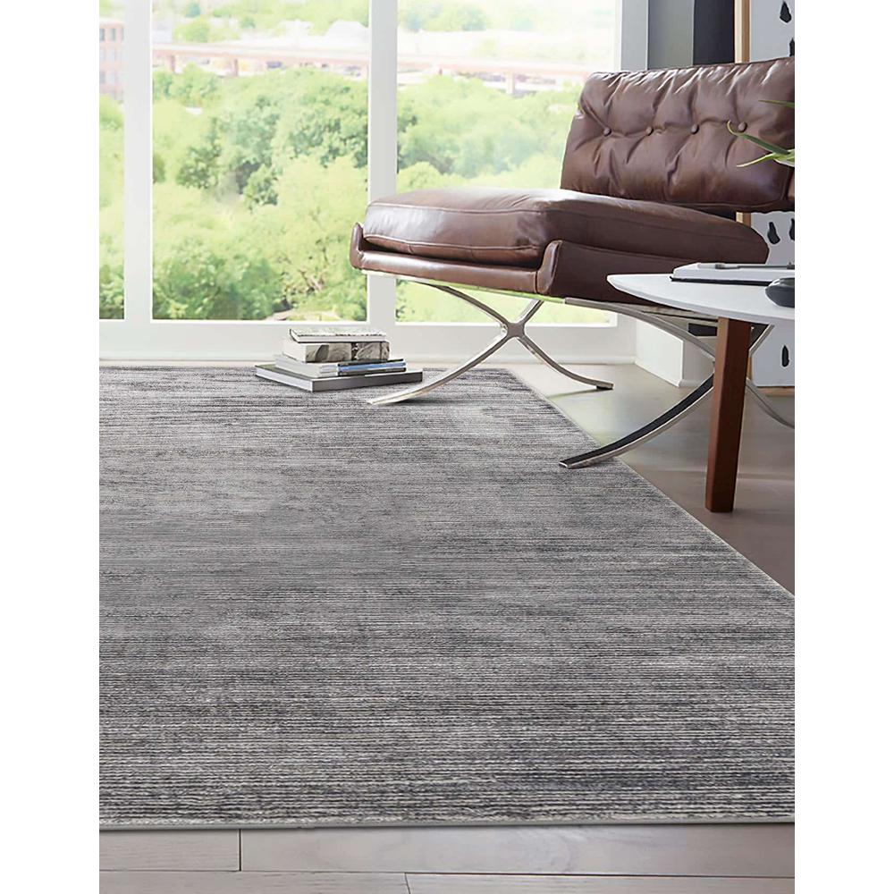 Finsbury Kate Area Rug 9' 0" x 12' 0", Rectangular Gray. Picture 3
