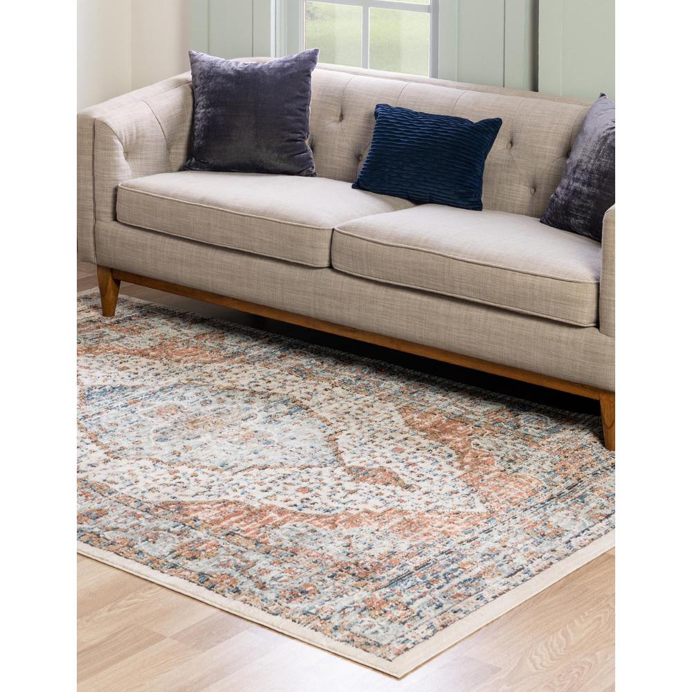 Nyla Collection, Area Rug, Ivory 4' 0" x 6' 0", Rectangular. Picture 3