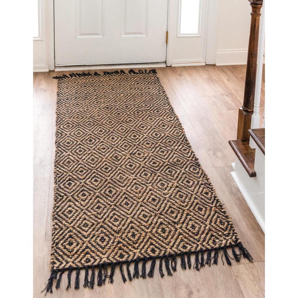 Unique Loom 10 Ft Runner in Natural (3153148). Picture 2