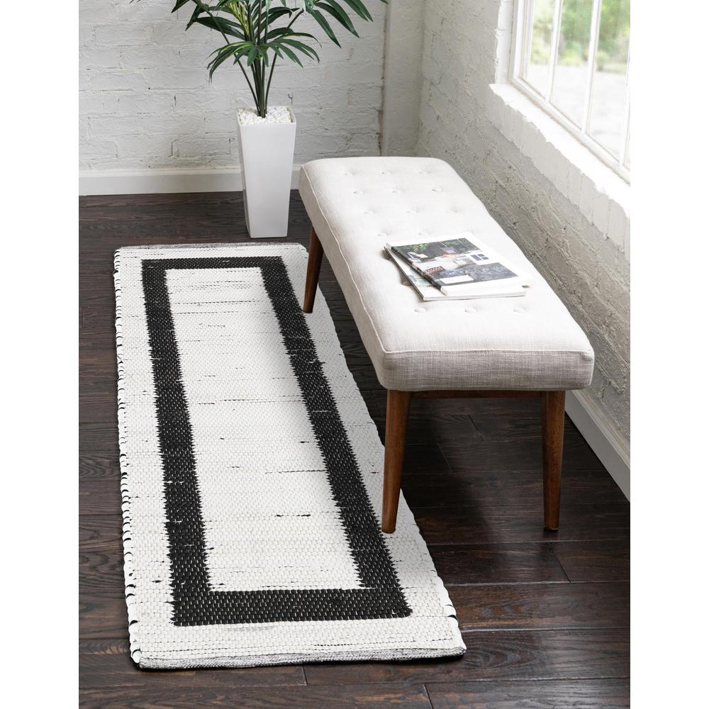 Unique Loom 10 Ft Runner in White (3153971). Picture 2