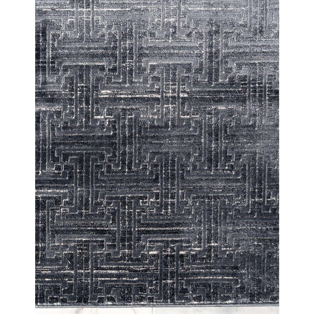 Uptown Park Avenue Area Rug 2' 7" x 13' 11", Runner Navy Blue. Picture 8