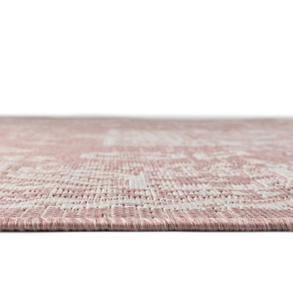 Unique Loom Rectangular 4x6 Rug in Pink (3162698). Picture 2