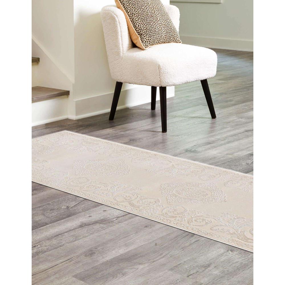 Finsbury Diana Area Rug 2' 0" x 8' 0", Runner Ivory. Picture 3