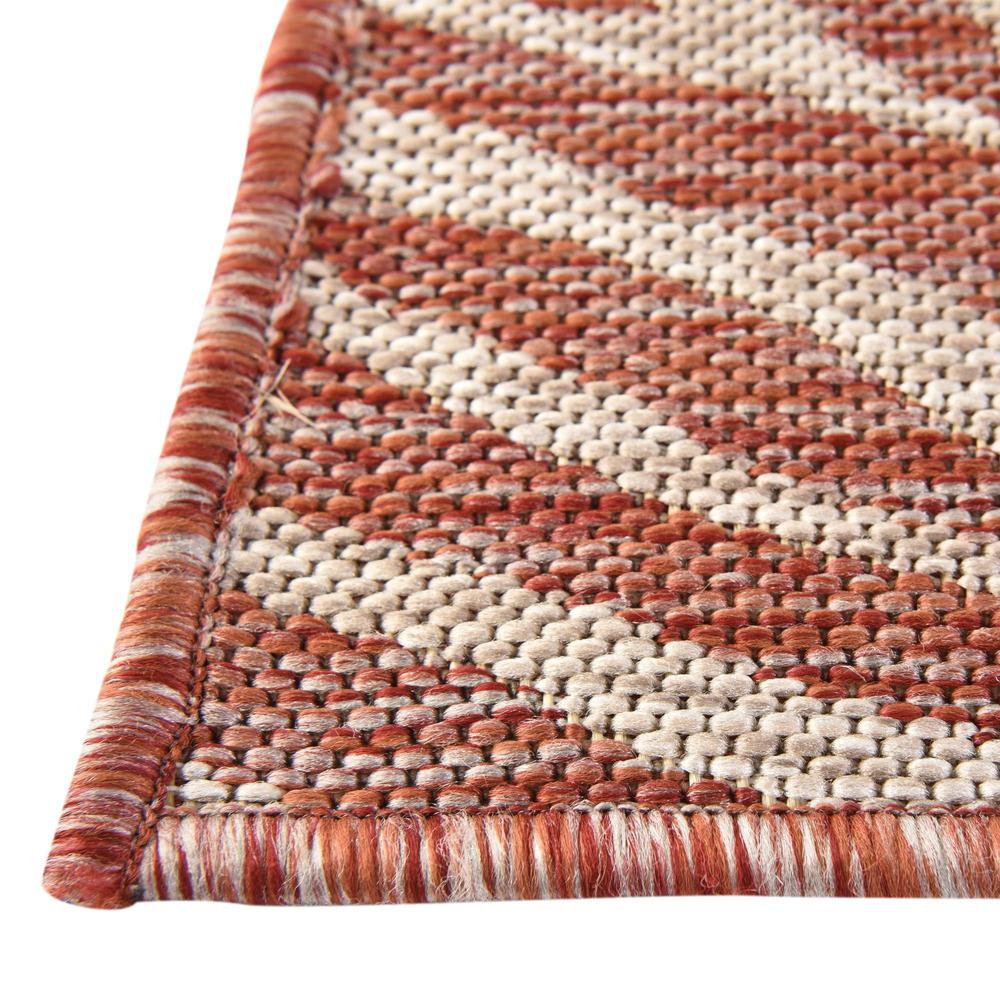 Outdoor Safari Collection, Area Rug, Rust Red, 7' 10" x 11' 0", Rectangular. Picture 10
