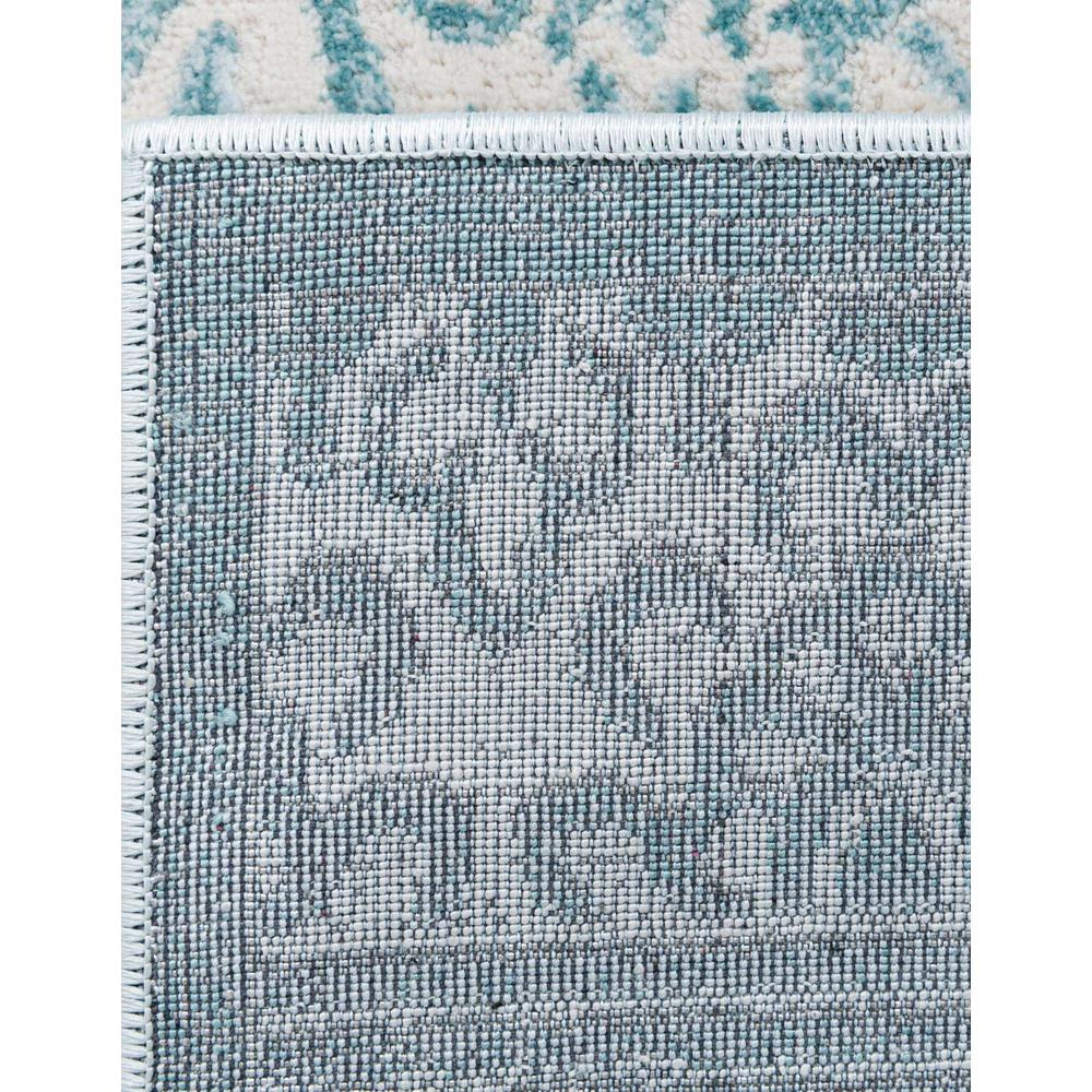 Uptown Area Rug 2' 7" x 13' 11", Runner Teal. Picture 7