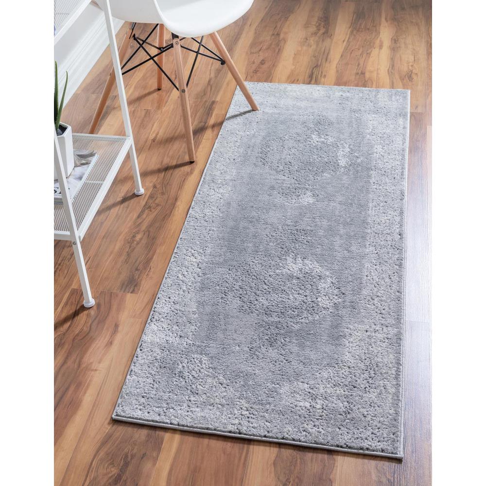 Portland Woodburn Area Rug 2' 7" x 10' 0", Runner Gray. Picture 2