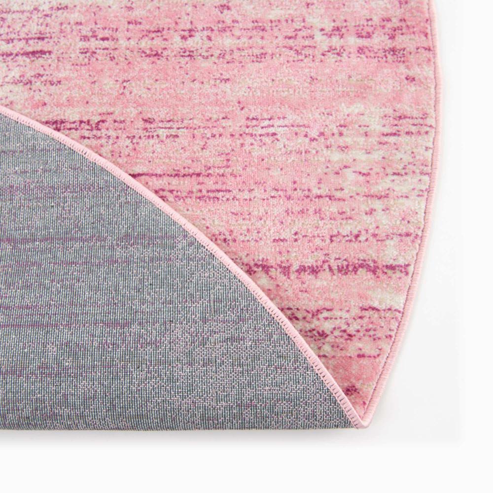 Uptown Madison Avenue Area Rug 7' 10" x 7' 10", Round Pink. Picture 7