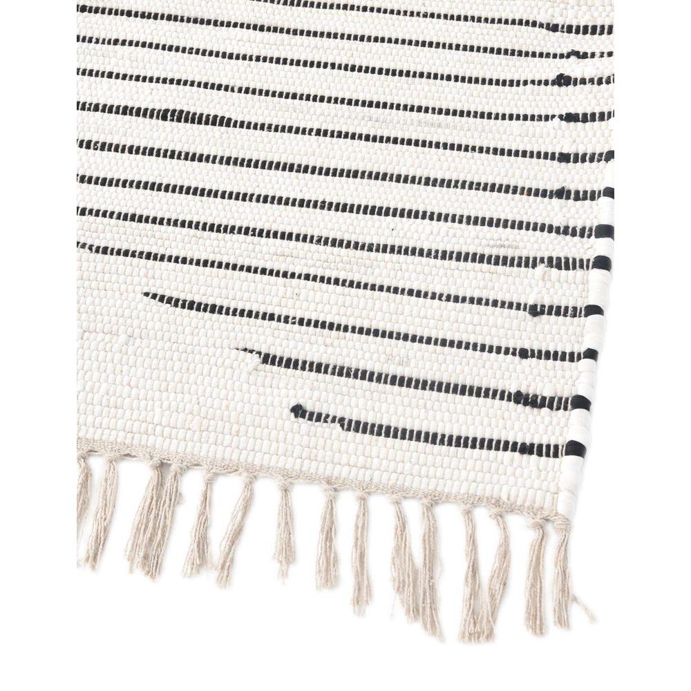 Chindi Cotton Collection, Area Rug, White, 2' 7" x 13' 1", Runner. Picture 8