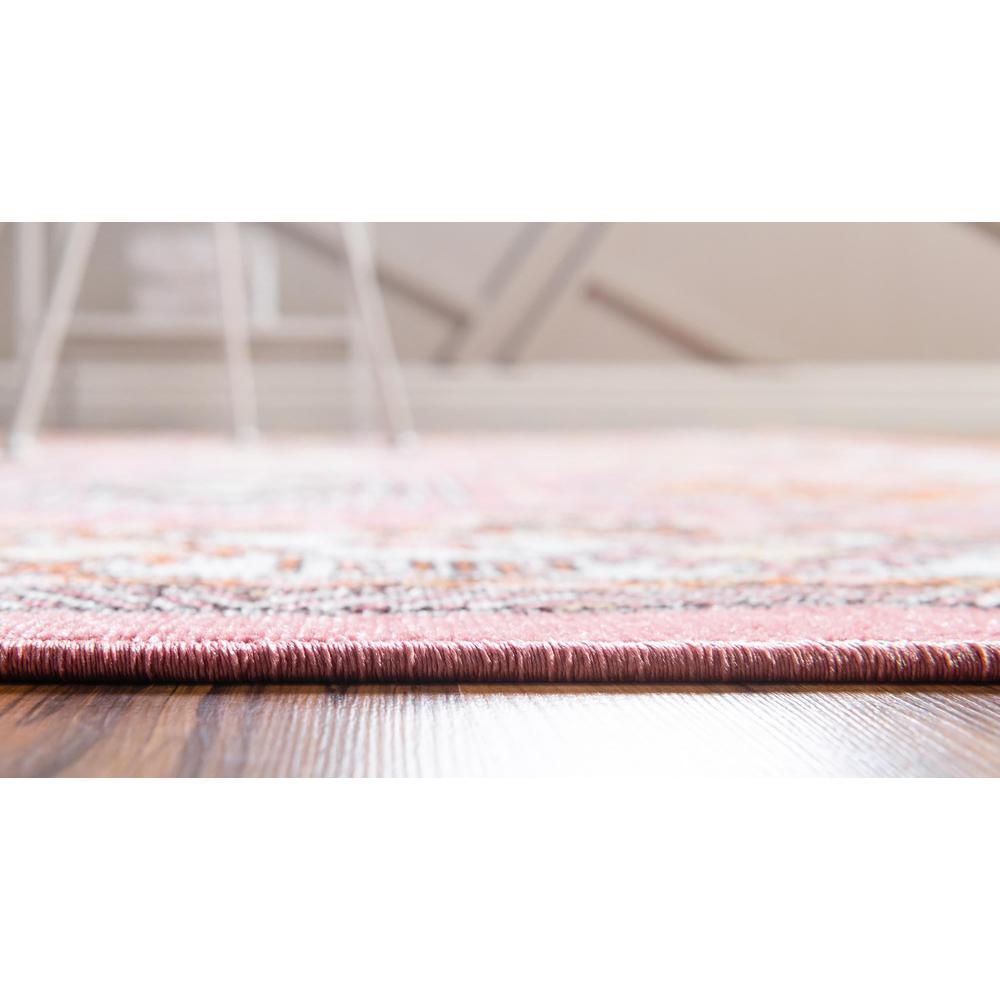 Unique Loom 10 Ft Runner in Rose (3149341). Picture 5