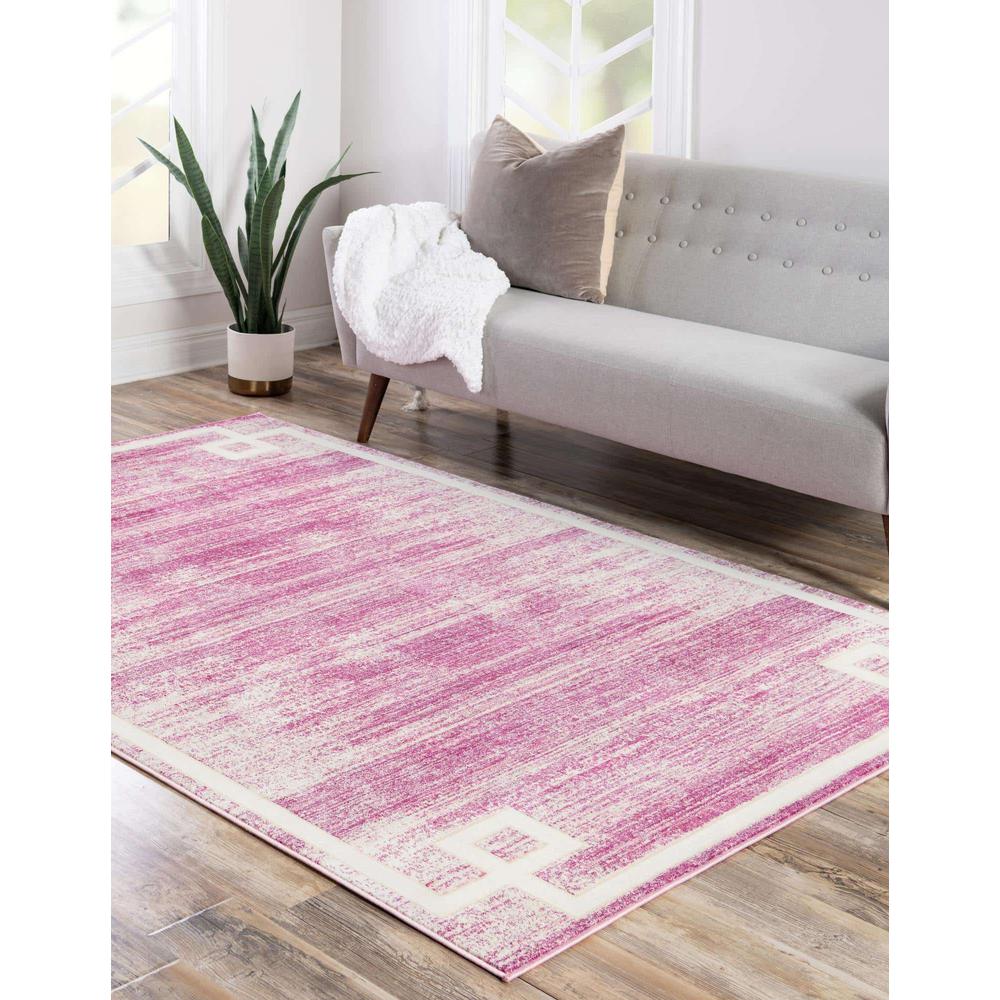 Uptown Lenox Hill Area Rug 7' 10" x 10' 0", Rectangular Pink. Picture 3