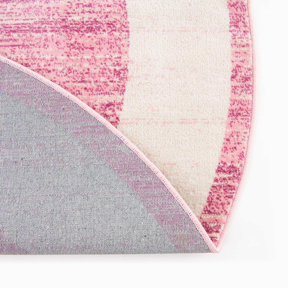 Uptown Yorkville Area Rug 7' 10" x 7' 10", Round Pink. Picture 7