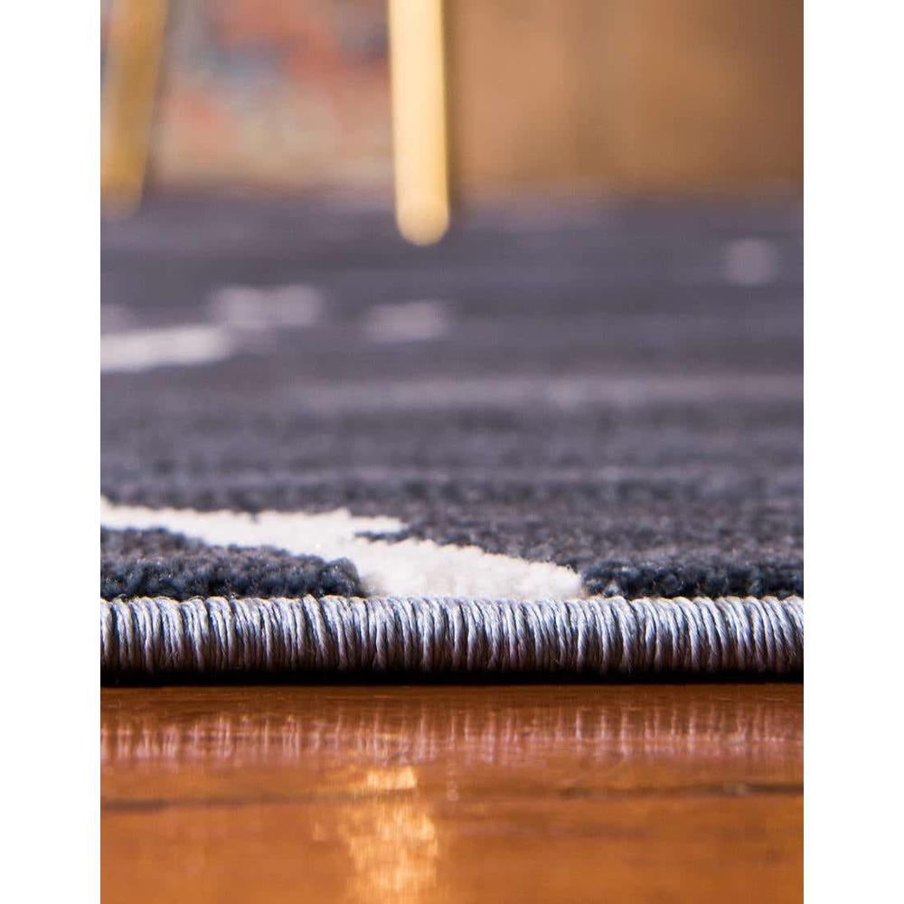 Uptown Carnegie Hill Area Rug 2' 7" x 8' 0", Runner Navy Blue. Picture 5