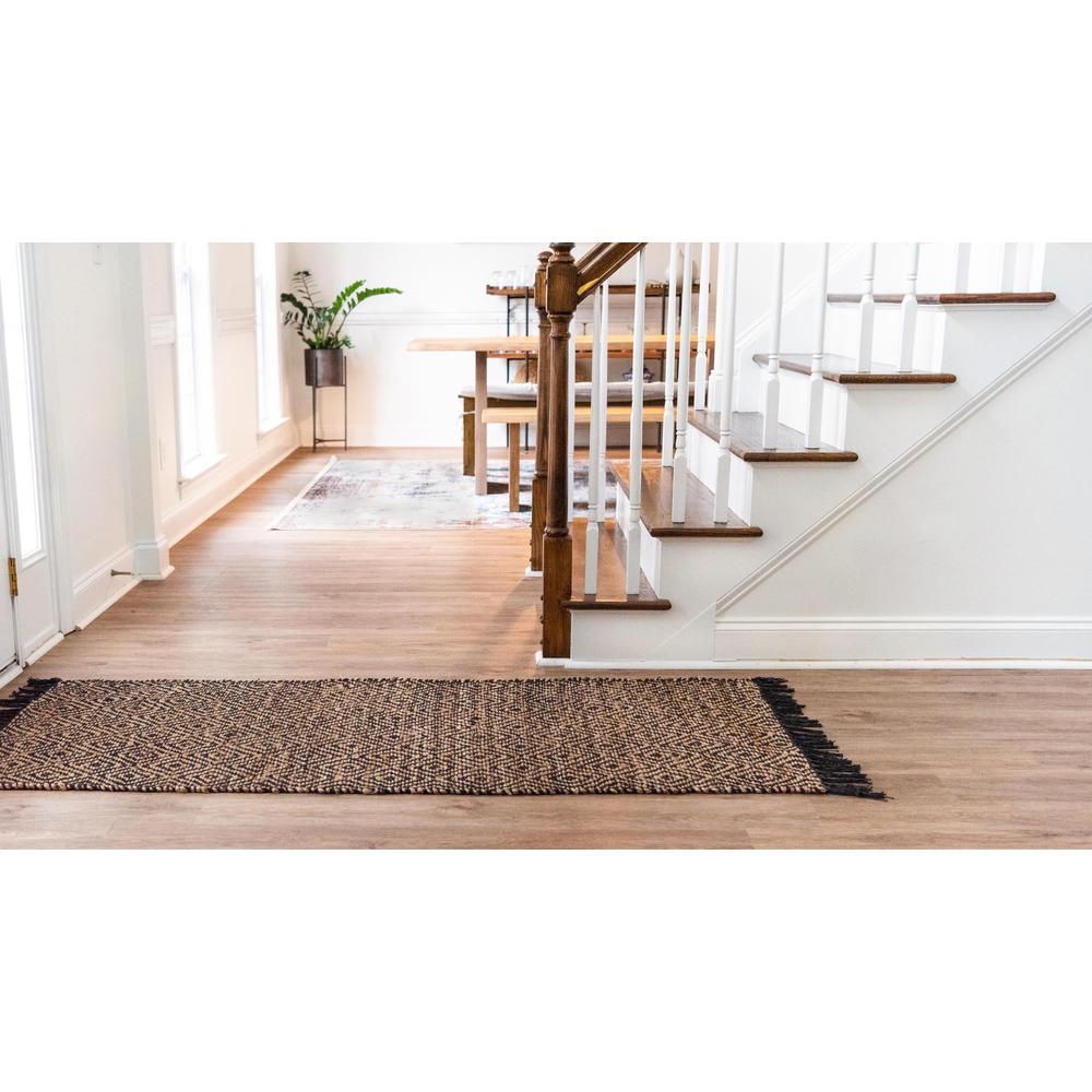 Unique Loom 10 Ft Runner in Natural (3153148). Picture 4