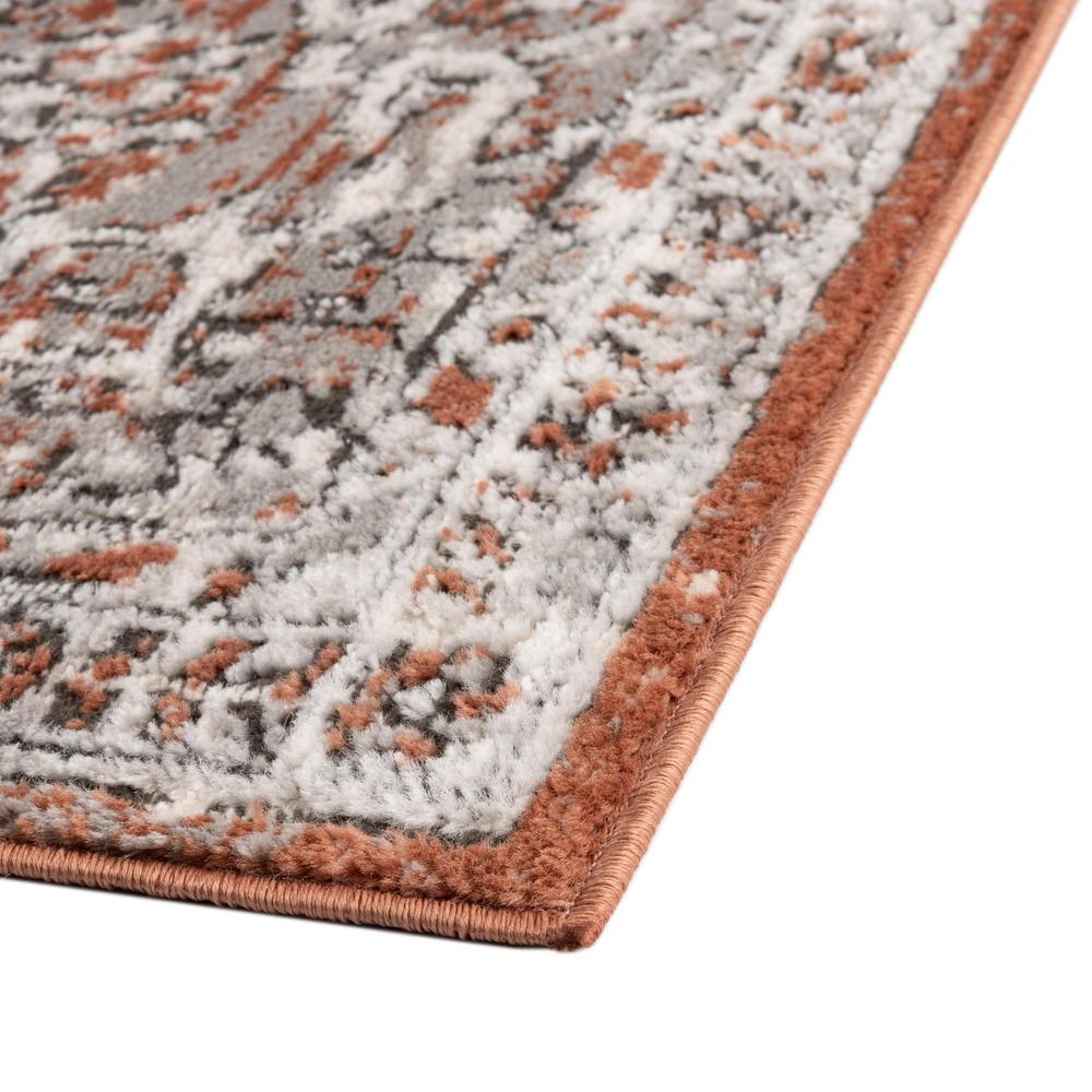 Nyla Collection, Area Rug, Salmon Pink, 5' 3" x 8' 0", Rectangular. Picture 8