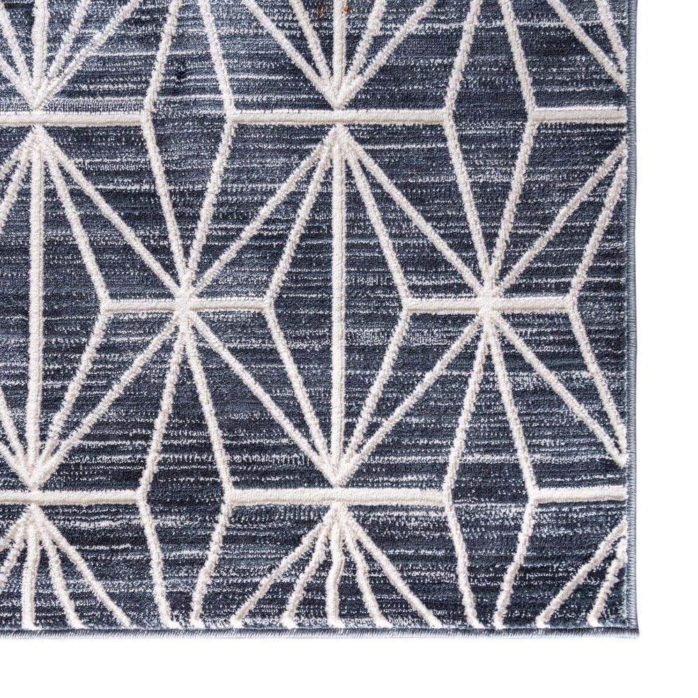 Uptown Fifth Avenue Area Rug 7' 10" x 7' 10", Square Navy Blue. Picture 7