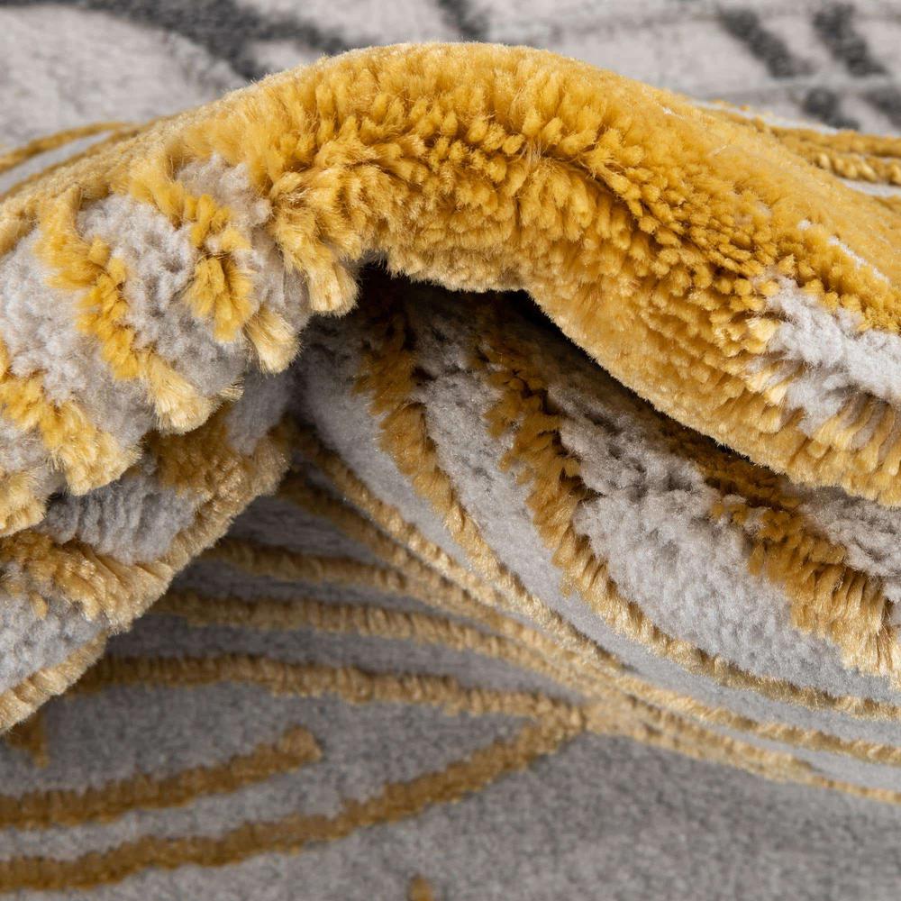 Finsbury Camilla Area Rug 2' 7" x 12' 0", Runner Yellow Gray. Picture 9