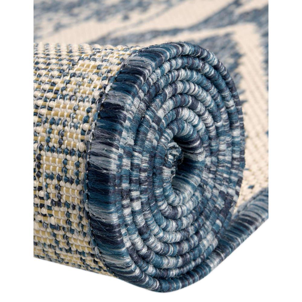 Outdoor Bohemian Collection, Area Rug, Blue, 2' 0" x 3' 0", Rectangular. Picture 4
