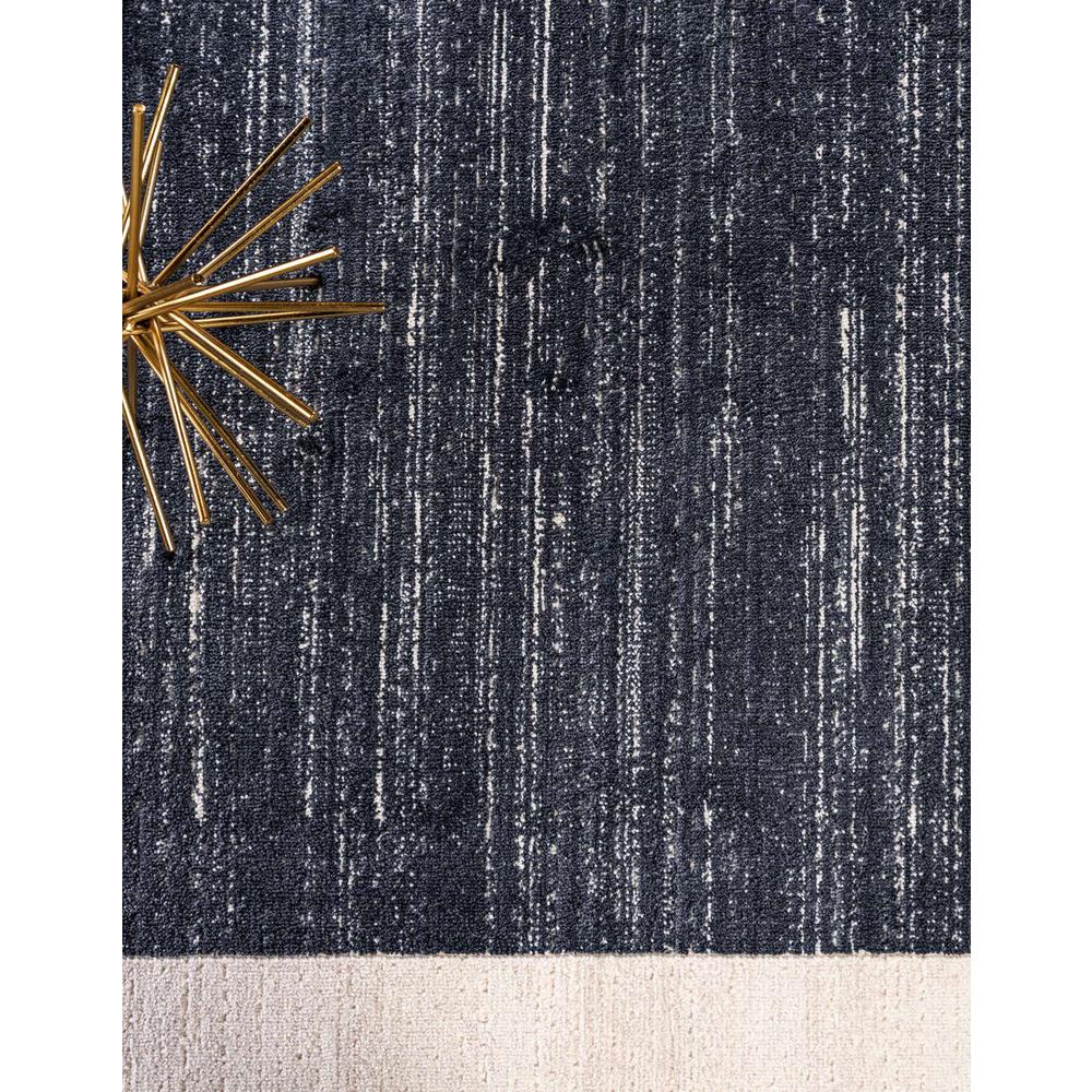 Uptown Yorkville Area Rug 2' 7" x 8' 0", Runner Navy Blue. Picture 4