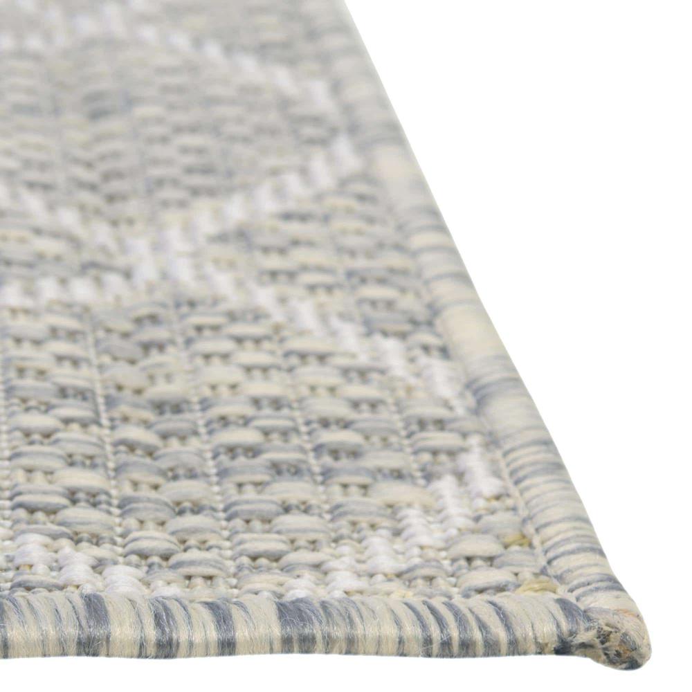 Outdoor Trellis Collection, Area Rug, Light Gray, 3' 0" x 5' 3", Rectangular. Picture 10