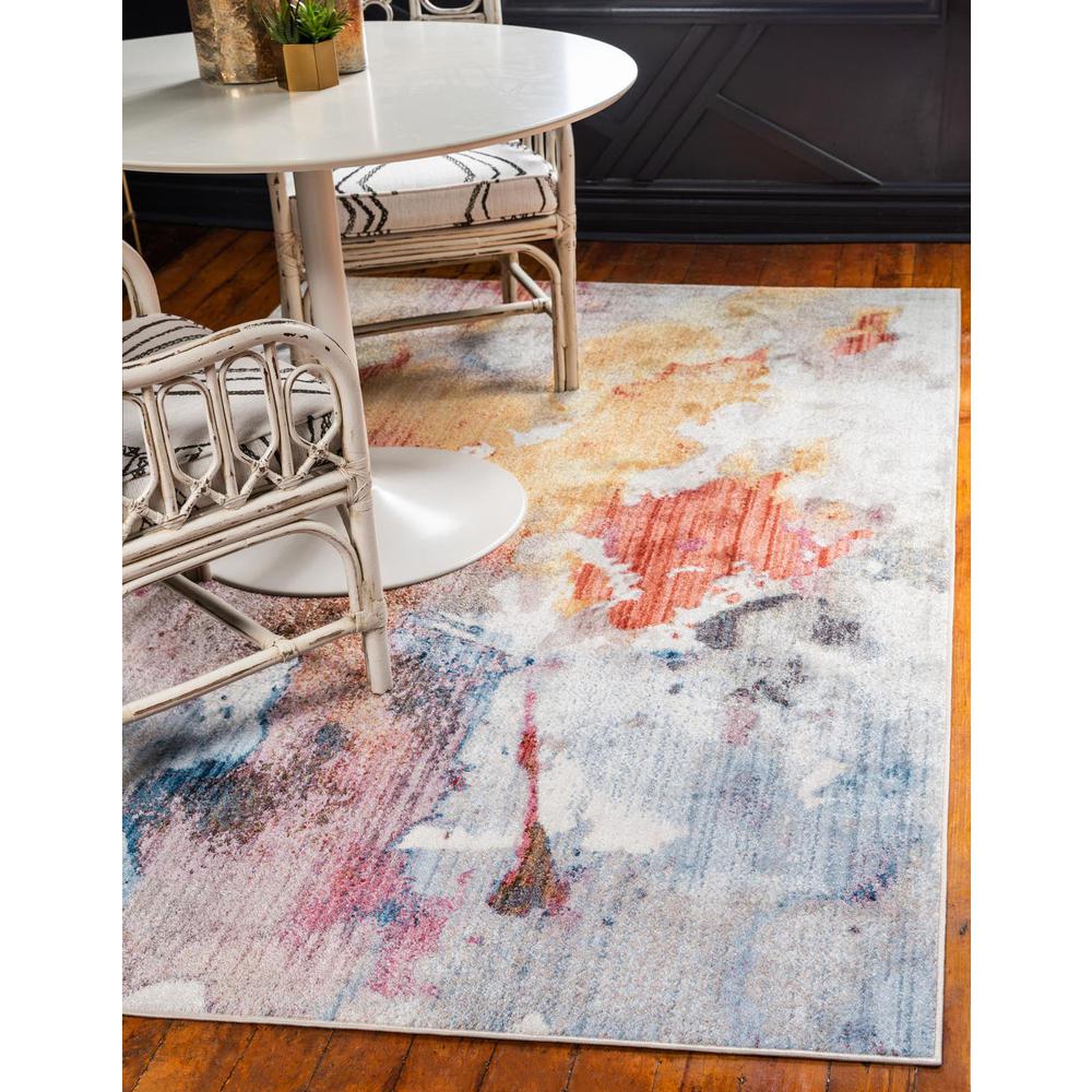 Downtown West Village Area Rug 6' 1" x 9' 0", Rectangular Multi. Picture 2