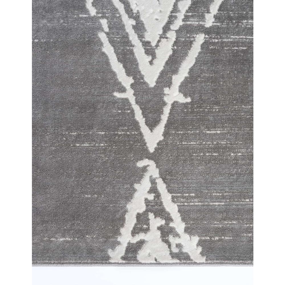 Uptown Carnegie Hill Area Rug 2' 7" x 8' 0", Runner Gray. Picture 9