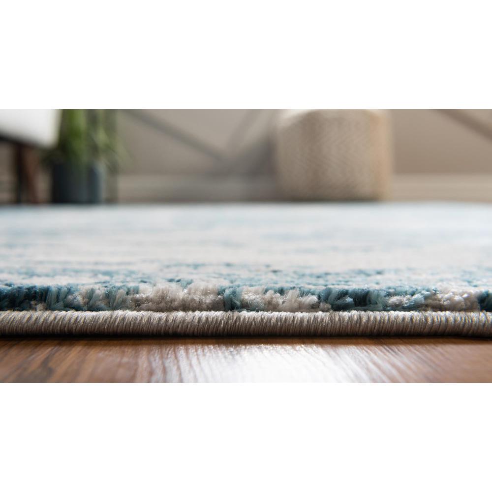 Unique Loom 12 Ft Runner in Blue (3154177). Picture 4