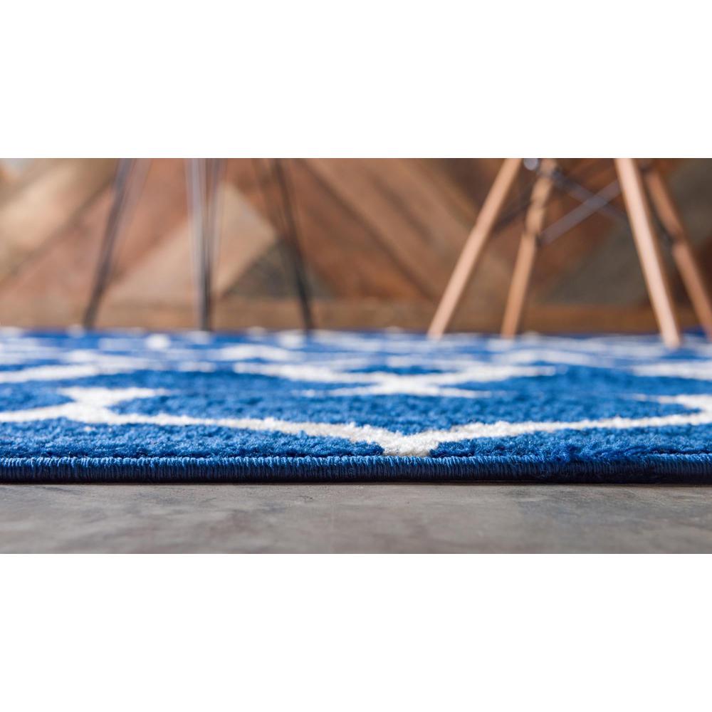 Unique Loom 10 Ft Runner in Navy Blue (3151651). Picture 5