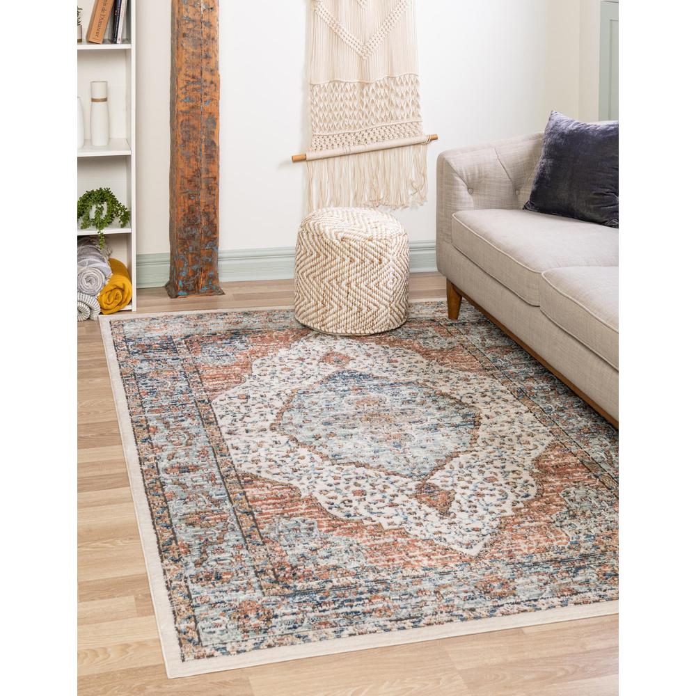 Nyla Collection, Area Rug, Ivory 4' 0" x 6' 0", Rectangular. Picture 2