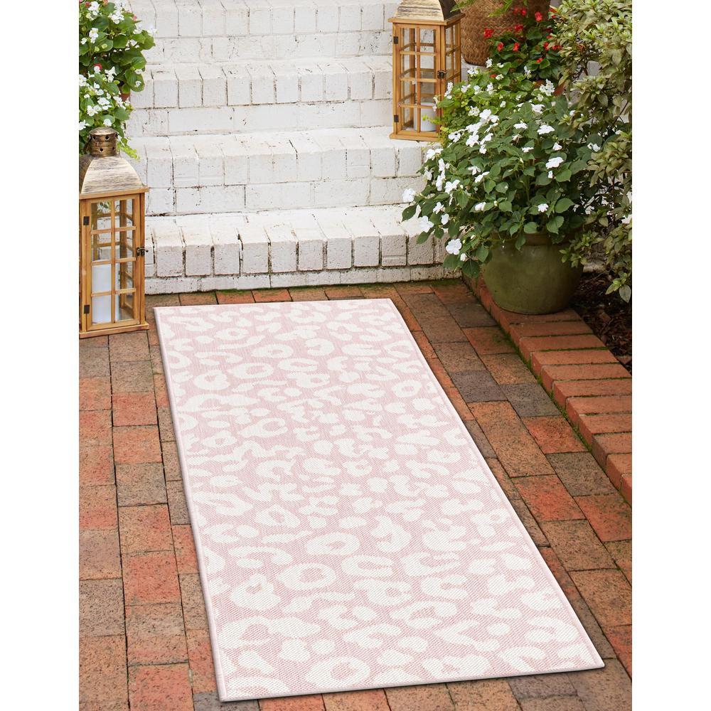 Outdoor Safari Collection, Area Rug, Pink Ivory, 2' 11" x 10' 0", Runner. Picture 3