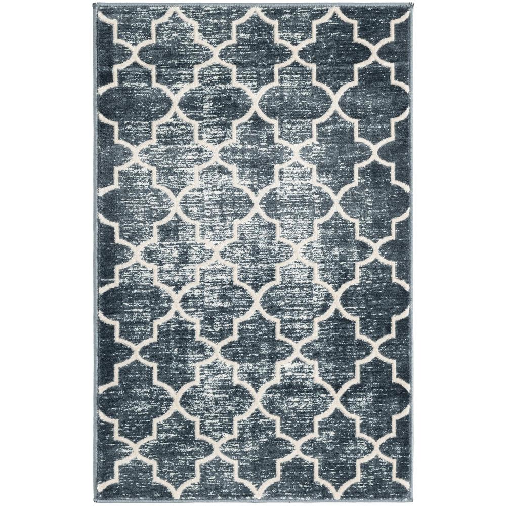 Uptown Area Rug 2' 0" x 3' 1", Rectangular - Navy Blue. Picture 1
