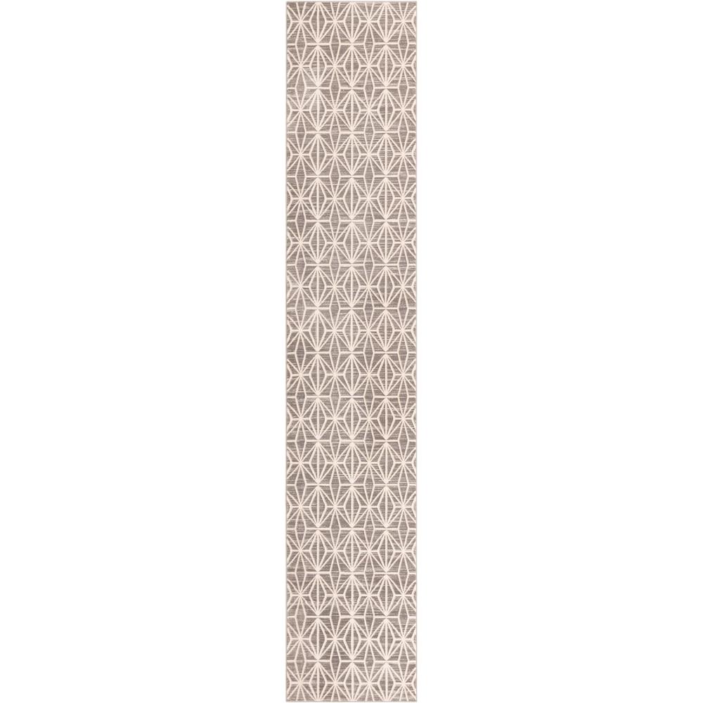 Uptown Fifth Avenue Area Rug 2' 7" x 13' 11", Runner Gray. Picture 1