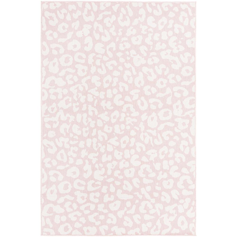 Outdoor Safari Collection, Area Rug, Pink Ivory, 5' 3" x 7' 10", Rectangular. Picture 1