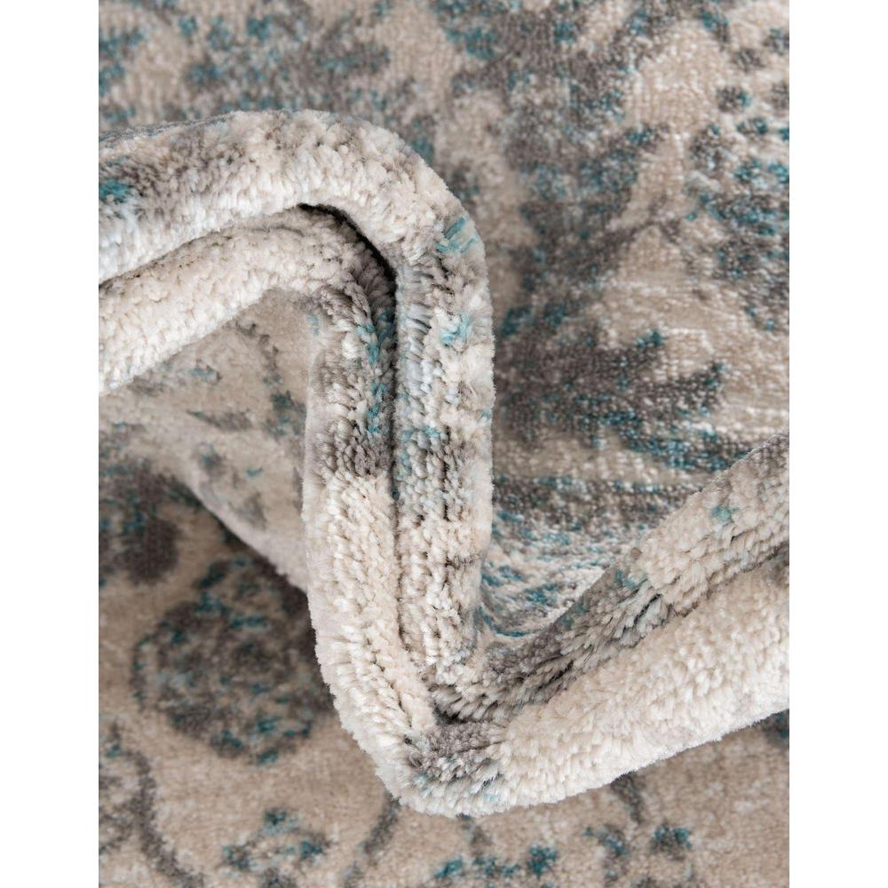 Uptown Area Rug 7' 10" x 7' 10", Square, Teal. Picture 9
